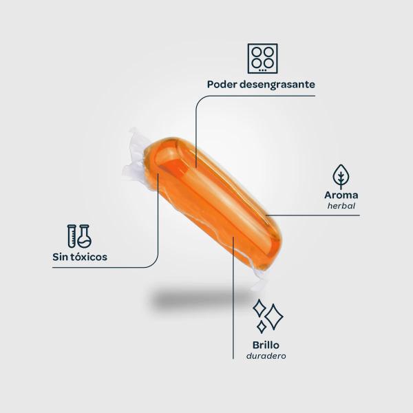 RECAMBIO COCINA DESENGRASANTE ECO 2 CAPSULAS, 16,4G (FLOPP)