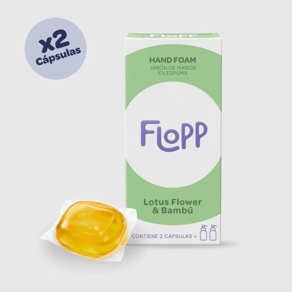 RECAMBIO JABON DE MANOS LOTUS 2 CAPSULAS 35G (FLOPP)