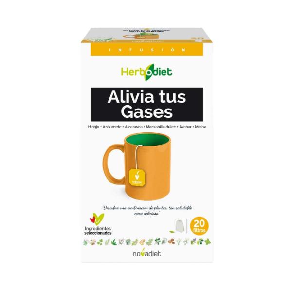 INFUSION ALIVIA TUS GASES 20 BOLSAS 30G (HERBADIET)