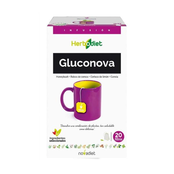 INFUSION GLUCONOVA 20 BOLSAS 30G (HERBADIET)