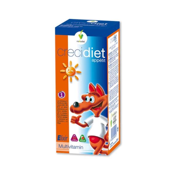 CRECIDIET APETITO MULTIVITAMINICO ELIXIR 250 ML (NOVADIET)