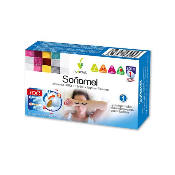 SOÑAMEL 30 COMPRIMIDOS 18GR (NOVADIET)