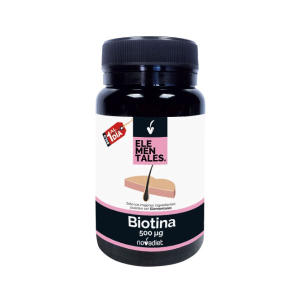 BIOTINA 500MCG 120 COMPRIMIDOS 19GR (NOVADIET)