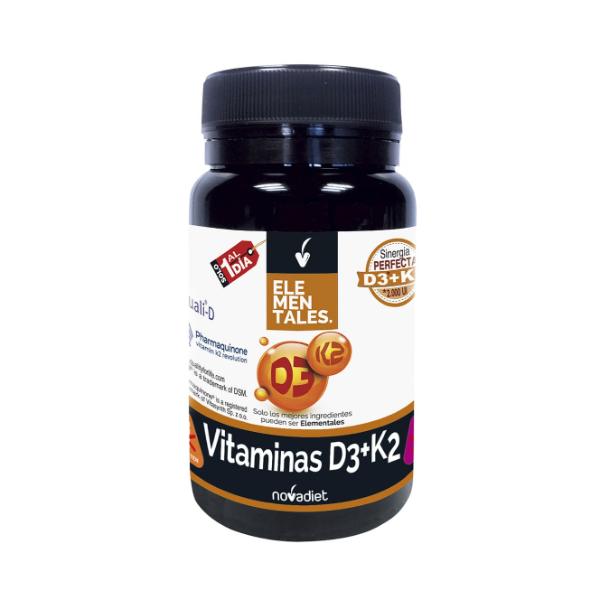 VITAMINA D3+K2 30 CAPSULAS 39GR (NOVADIET)