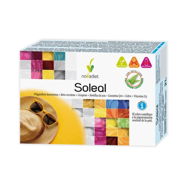 SOLEAL 30 CAPSULAS VEGETALES 21GR (NOVADIET)