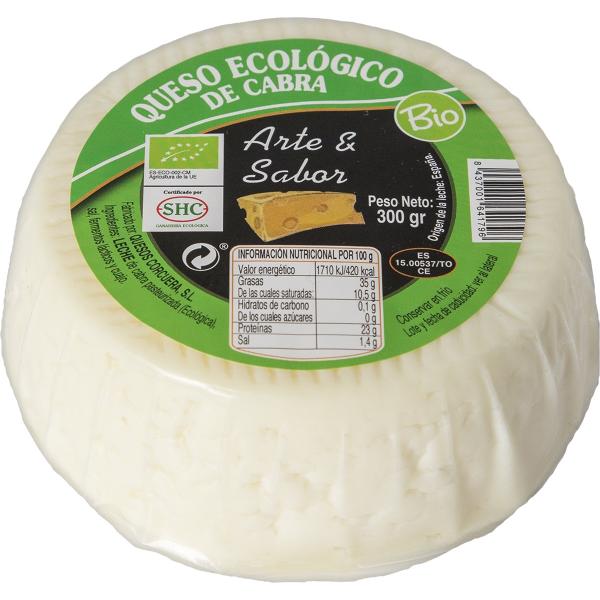 QUESO CABRA TIERNO BIO 300GR (ARTE Y SABOR)