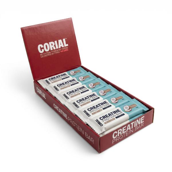BARRITA PROTEINA Y CREATINA COCO 50GR (CORIAL)
