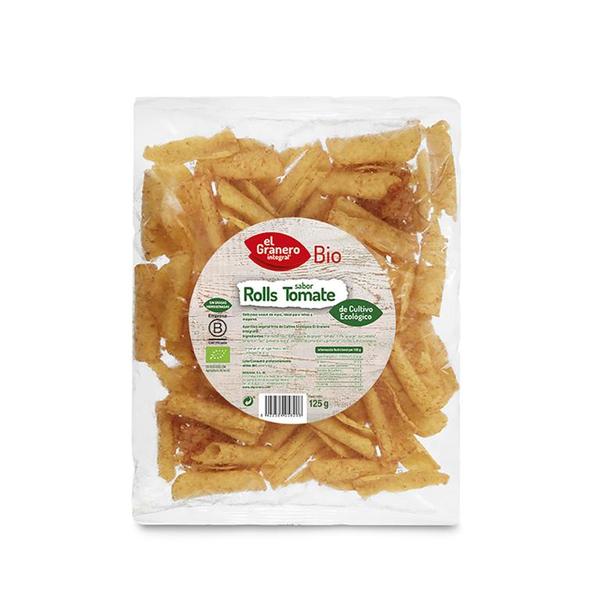 BIOROLLS CON TOMATE BIO 125GR (GRANERO)
