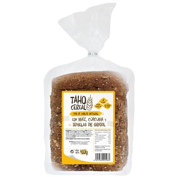 PAN MOLDE MAIZ-CURCUMA-GIRASOL 400GR (TAHO)