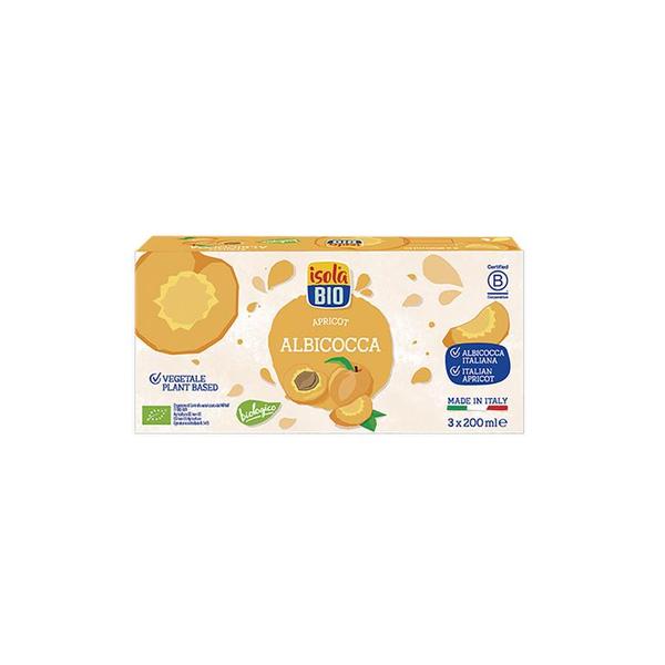 ZUMO ALBARICOQUE BIO 3X200ML (ISOLA)