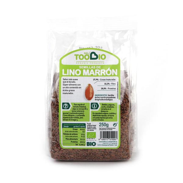 LINAZA MARRON BIO 250GR (TOO BIO)