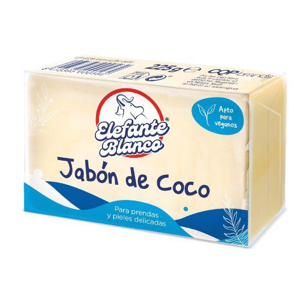 JABON DE COCO 225G PARA ROPA (ELEFANTE BLANCO)