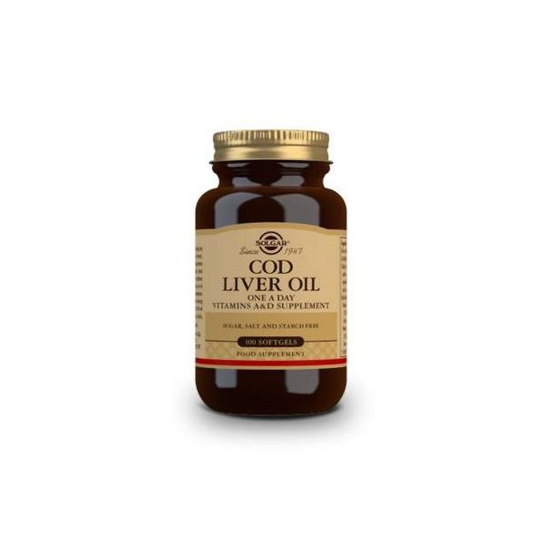 ACEITE HIGADO BACALAO 100 PERLAS (SOLGAR)