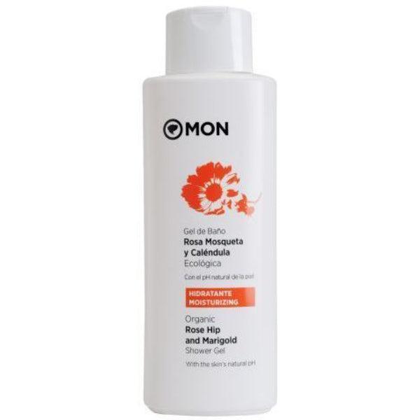 GEL BAÑO ROSA MOSQUETA Y CALENDULA ECO 750ML (MON)