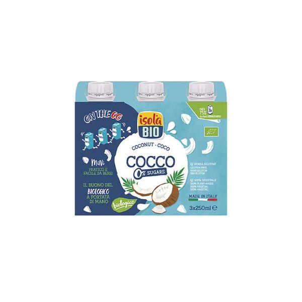 PACK BEBIDA DE COCO BIO 3X250ML ON THE GO (ISOLA)