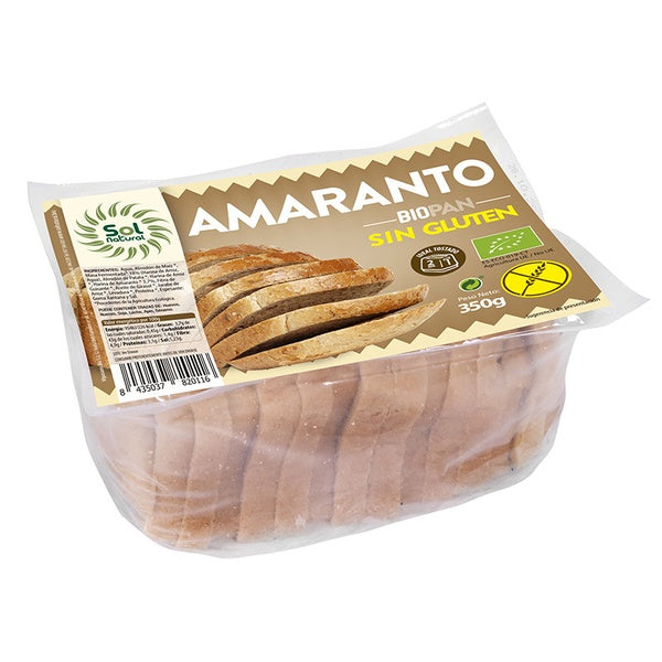 PAN CON AMARANTO S/GLUT.BIO 350G(SOL)