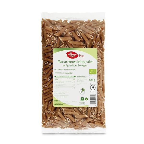 MACARRONES INTEGRALES BIO 500GR (GRANERO)