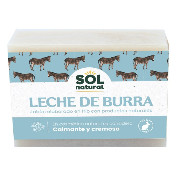 JABON LECHE DE BURRA 100GR (SOLNATURAL)