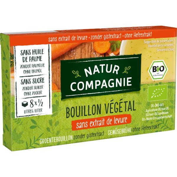 CALDO VERDURAS SIN LEVADURA BIO CUBITOS 88G (N COMPAGNIE)