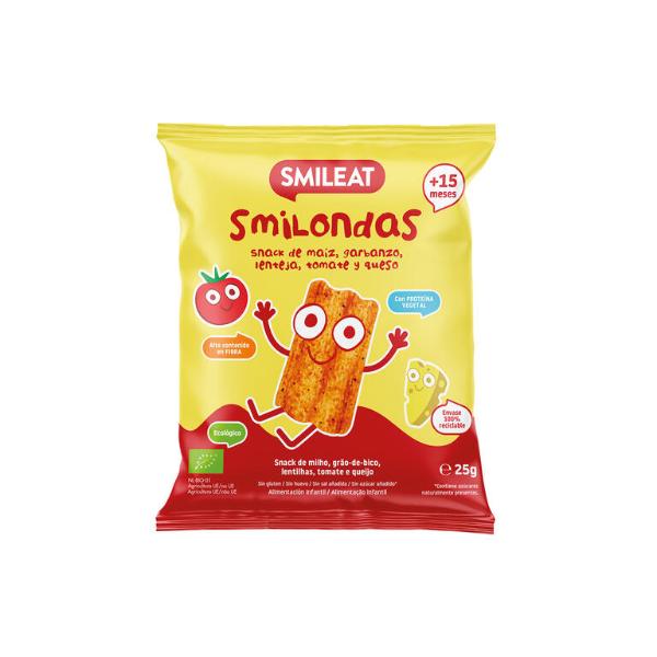 SMILONDAS TOMATE Y QUESO BIO 25G +15 MESES (SMILEAT)