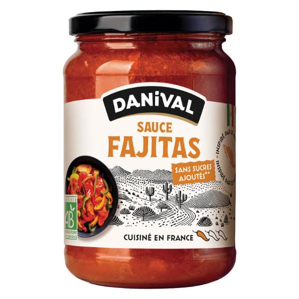 SALSA PARA FAJITAS BIO 350G (DANIVAL)