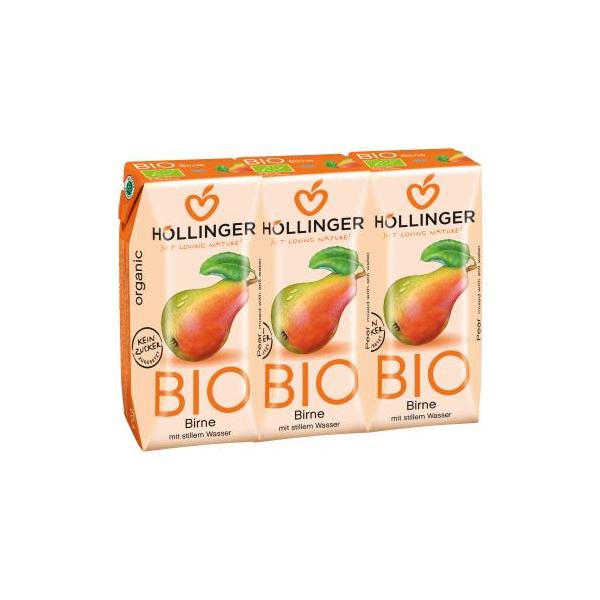 ZUMO PERA BRICK BIO 3x200ML (HOLLINGER)