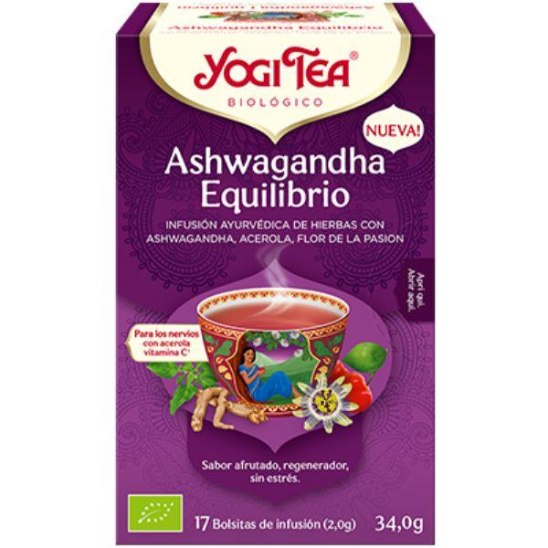 YOGI TEA ASHWAGANDHA EQUILIBRIO BIO 17 BOLSAS