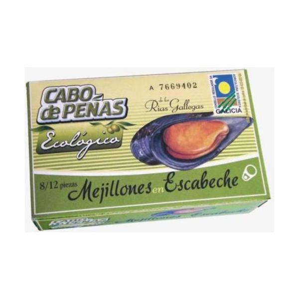 MEJILLON EN ESCABECHE BIO 111g (CABO PEÑAS)