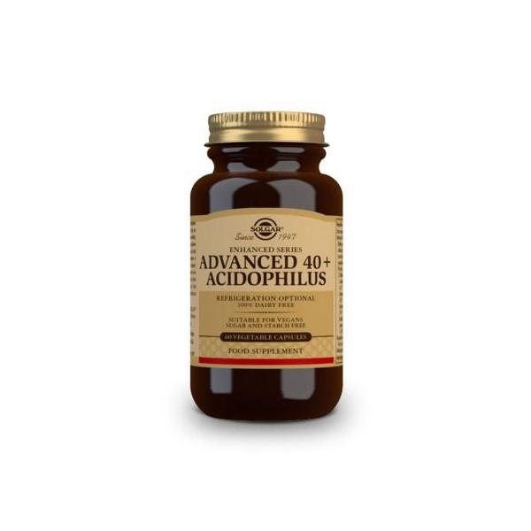 ADVANCE 40+ ACIDOFILUS 60 CAPSULAS (SOLGAR)