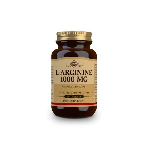 L-ARGININA 1000 MG 90 COMPRIMIDOS (SOLGAR)