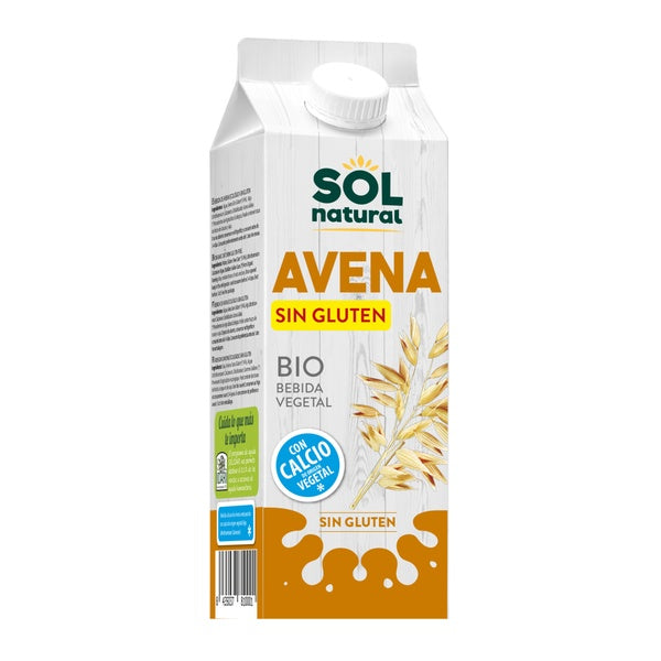 BEBIDA AVENA SIN GLUTEN BIO 1LT (SOL)