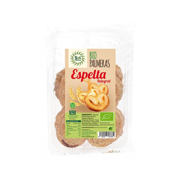 PALMERITAS ESPELTA BIO. 130GR (SOL)