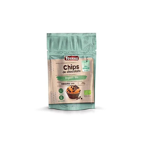 CHIPS DE CHOCOLATE NEGRO BIO 200GR (TORRAS)