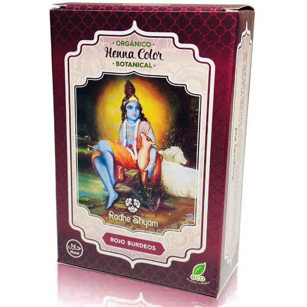 HENNA RADHE BOTANICAL ROJO BURDEOS POLVO 100GR (RADHE)