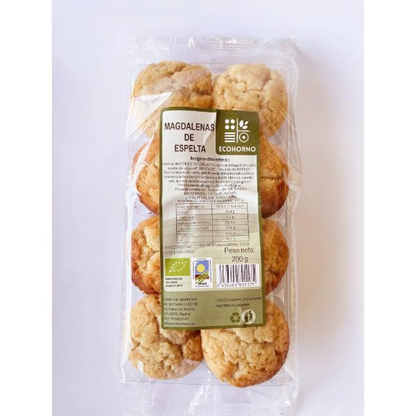 MAGDALENAS ESPELTA BIO 200GR (ECOHORNO)