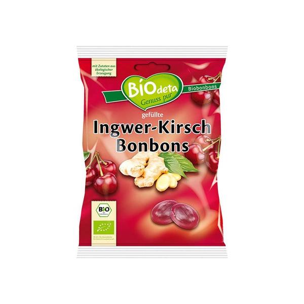 CARAMELOS RELLENOS JENGIBRE-CEREZA BIO 75GR.(BIODETA)