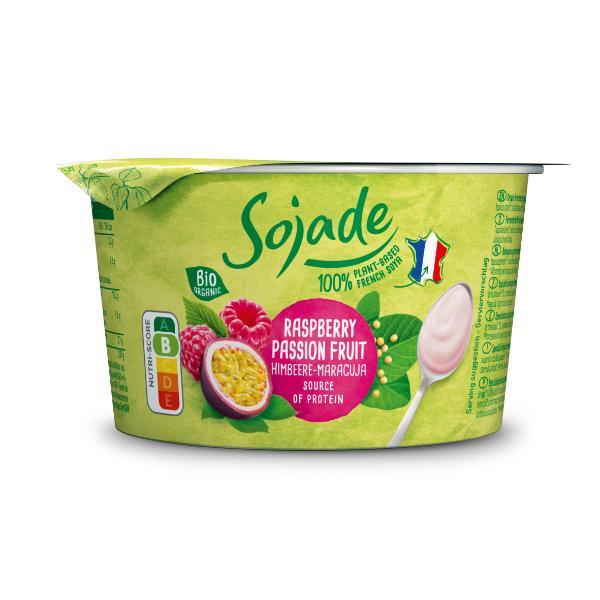 POSTRE DE SOJA FRAMBUESA PASION BIO 150G (SOJADE)