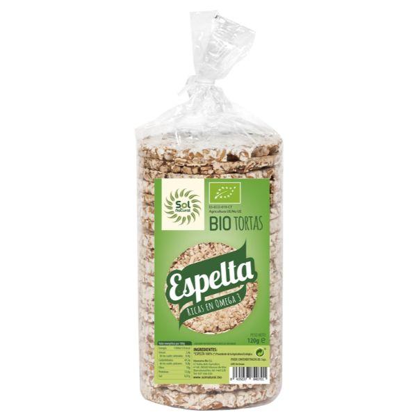 TORTITAS ESPELTA EXTRAFINAS BIO 120G (SOL)