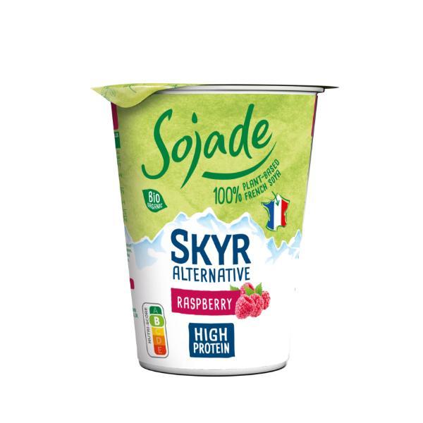 POSTRE DE SOJA ESTILO SKYR FRAMBUESA BIO 400G (SOJADE)