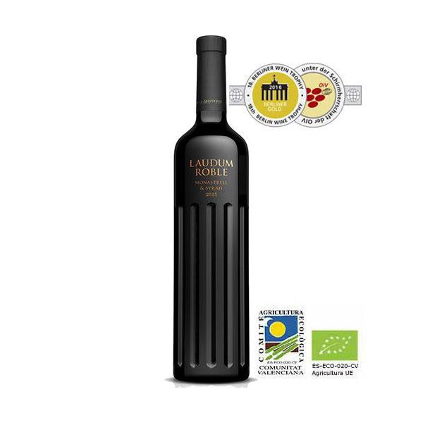 VINO TINTO LAUDUM ROBLE BIO 75CL (BOCOPA)
