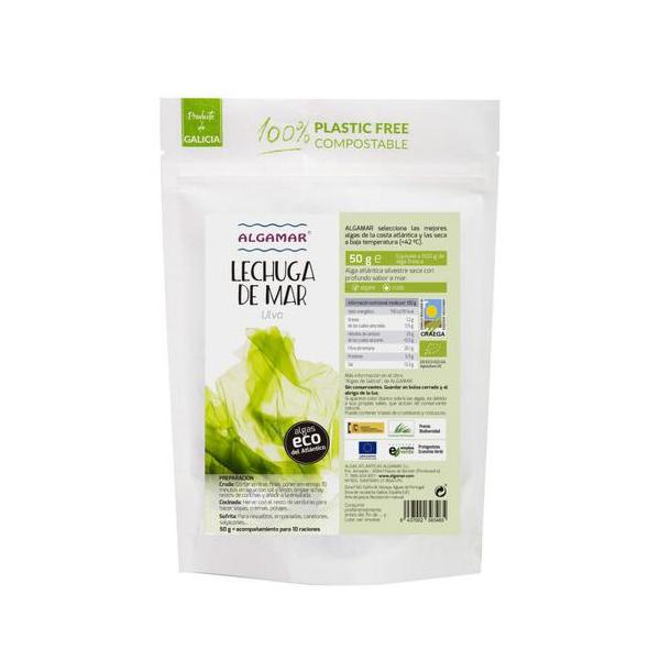 LECHUGA DE MAR (ULVA) BIO 50G (ALGAMAR)