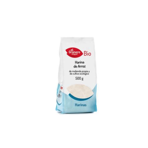 HARINA ARROZ BLANCA BIO. 500GR. (GRA)