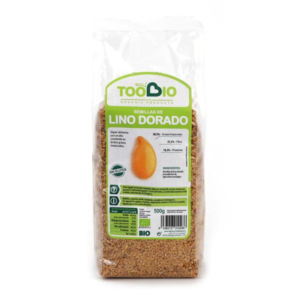 LINAZA DORADA SIN GLUTEN BIO 500GR (TOO BIO)