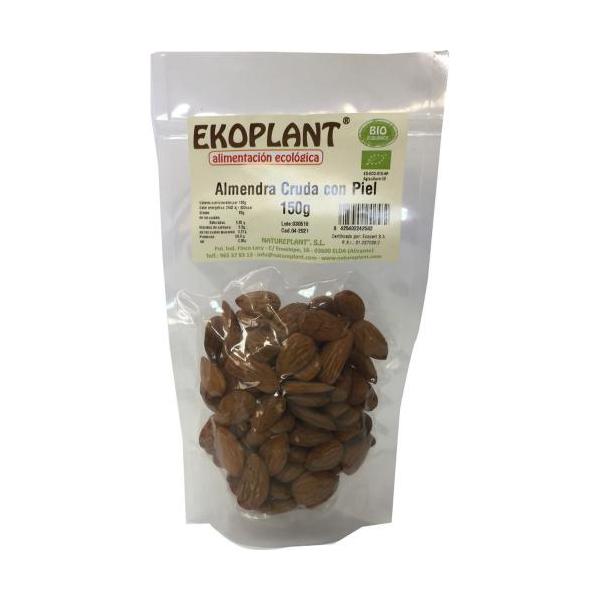 ALMENDRA CRUDA PIEL BIO 150GR (EKOPLANT)