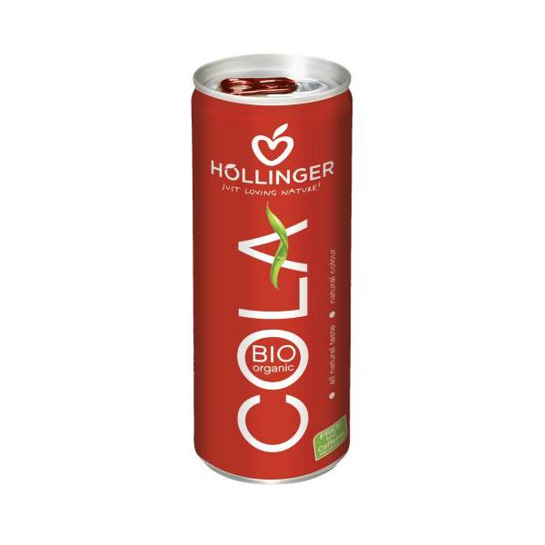 REFRESCO COLA C/GAS LATA BIO 250ML (HOLLINGER)