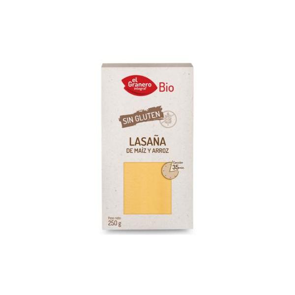 LASAÑA MAIZ-ARROZ SIN GLUTEN BIO 250G