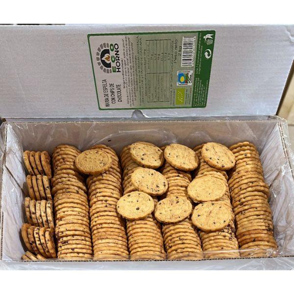 GRANEL GALLETAS MARIA ESPELTA CHIPS CHOCO BIO 2KG (ECOHORNO)