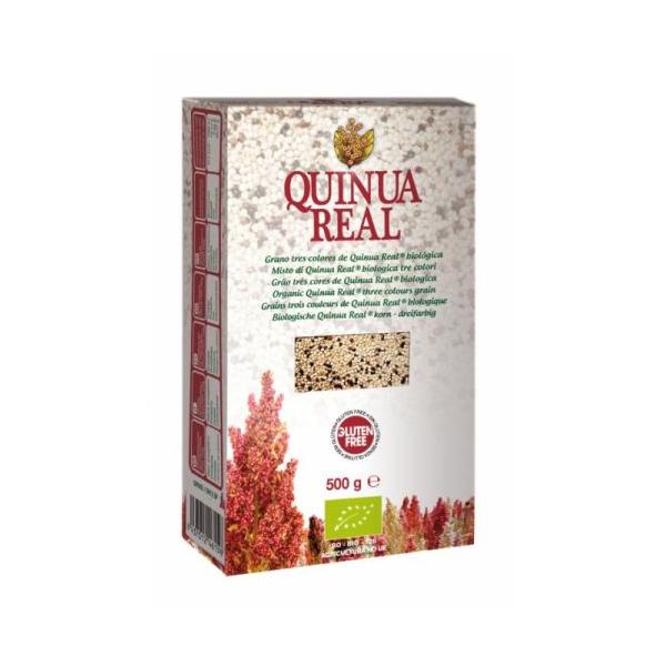 QUINOA REAL TRES COLORES BIO S/GL. 500G.