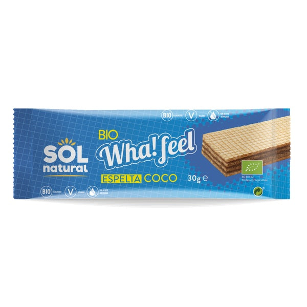 SNACK ESPELTA COCO BIO WHA! 30G (SOL)
