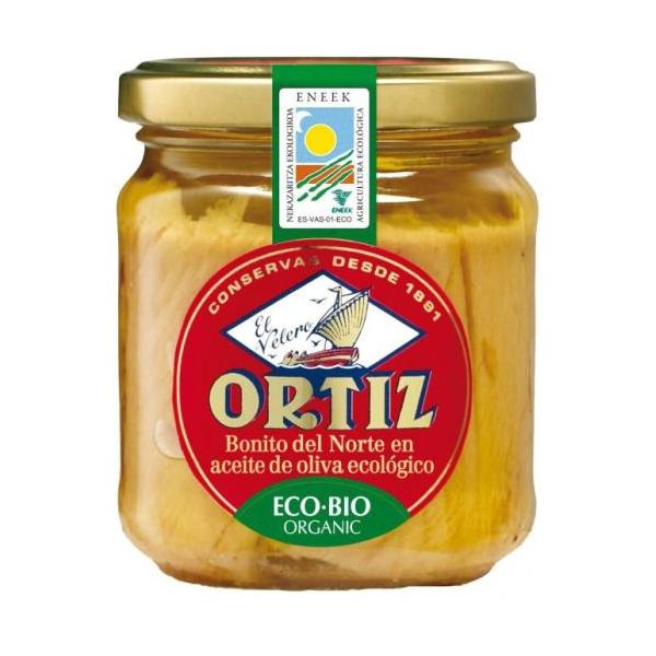 BONITO NORTE LOMO EN ACEITE OLIVA BIO TARRO 220G (ORTIZ)
